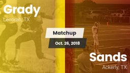 Matchup: Grady vs. Sands  2018
