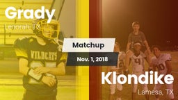 Matchup: Grady vs. Klondike  2018