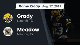 Recap: Grady  vs. Meadow  2019