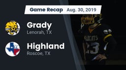 Recap: Grady  vs. Highland  2019