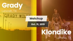 Matchup: Grady vs. Klondike  2019