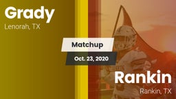 Matchup: Grady vs. Rankin  2020