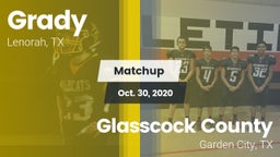 Matchup: Grady vs. Glasscock County  2020