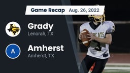 Recap: Grady  vs. Amherst  2022