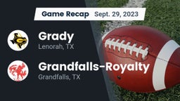 Recap: Grady  vs. Grandfalls-Royalty  2023