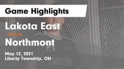 Lakota East  vs Northmont  Game Highlights - May 12, 2021