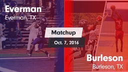 Matchup: Everman vs. Burleson  2016