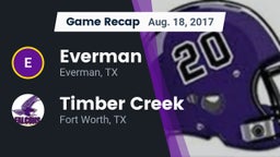 Recap: Everman  vs. Timber Creek  2017