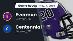 Recap: Everman  vs. Centennial  2016