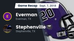 Recap: Everman  vs. Stephenville  2018