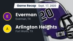 Recap: Everman  vs. Arlington Heights  2020