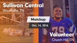 Matchup: Sullivan Central vs. Volunteer  2016