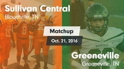 Matchup: Sullivan Central vs. Greeneville  2016