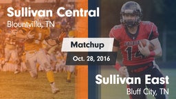 Matchup: Sullivan Central vs. Sullivan East  2016