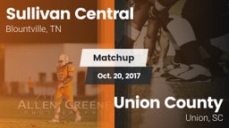 Matchup: Sullivan Central vs. Union County  2017
