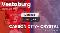 Matchup: Vestaburg vs. CARSON CITY- CRYSTAL  2016