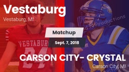 Matchup: Vestaburg vs. CARSON CITY- CRYSTAL  2018