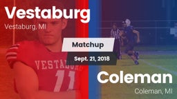 Matchup: Vestaburg vs. Coleman  2018