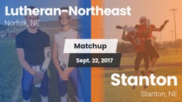 Matchup: Lutheran-Northeast vs. Stanton  2017