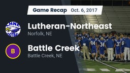 Recap: Lutheran-Northeast  vs. Battle Creek  2017