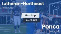 Matchup: Lutheran-Northeast vs. Ponca  2017