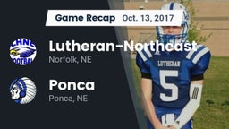 Recap: Lutheran-Northeast  vs. Ponca  2017