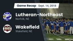 Recap: Lutheran-Northeast  vs. Wakefield  2018