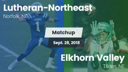 Matchup: Lutheran-Northeast vs. Elkhorn Valley  2018