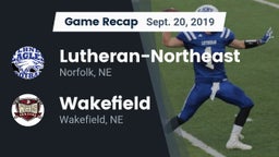 Recap: Lutheran-Northeast  vs. Wakefield  2019