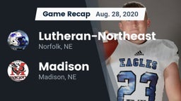 Recap: Lutheran-Northeast  vs. Madison  2020