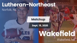Matchup: Lutheran-Northeast vs. Wakefield  2020