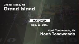 Matchup: Grand Island vs. North Tonawanda  2016