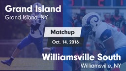 Matchup: Grand Island vs. Williamsville South  2016