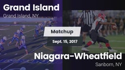 Matchup: Grand Island vs. Niagara-Wheatfield  2017