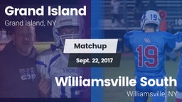 Matchup: Grand Island vs. Williamsville South  2017