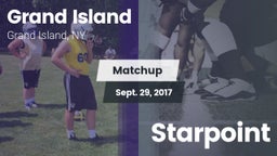 Matchup: Grand Island vs. Starpoint  2017