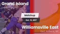 Matchup: Grand Island vs. Williamsville East  2017