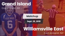 Matchup: Grand Island vs. Williamsville East  2018