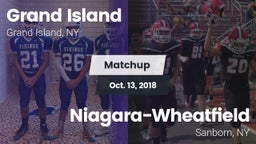 Matchup: Grand Island vs. Niagara-Wheatfield  2018