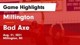 Millington  vs Bad Axe  Game Highlights - Aug. 21, 2021