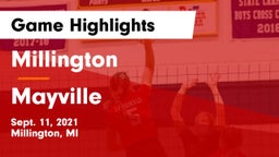 Millington  vs Mayville Game Highlights - Sept. 11, 2021