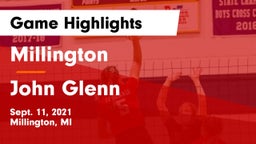 Millington  vs John Glenn Game Highlights - Sept. 11, 2021