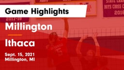 Millington  vs Ithaca  Game Highlights - Sept. 15, 2021