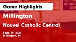 Millington  vs Nouvel Catholic Central  Game Highlights - Sept. 29, 2021