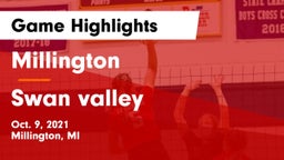 Millington  vs Swan valley Game Highlights - Oct. 9, 2021