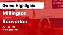 Millington  vs Beaverton  Game Highlights - Oct. 11, 2021