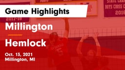 Millington  vs Hemlock  Game Highlights - Oct. 13, 2021