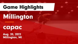 Millington  vs capac Game Highlights - Aug. 20, 2022