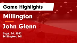 Millington  vs John Glenn  Game Highlights - Sept. 24, 2022