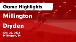 Millington  vs Dryden  Game Highlights - Oct. 22, 2022